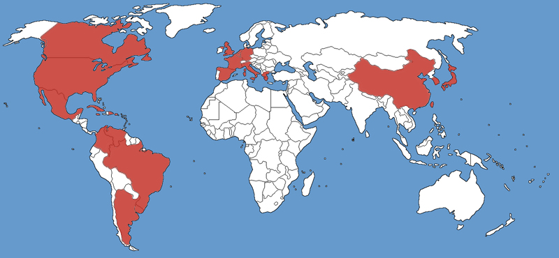 Full Species Range Map