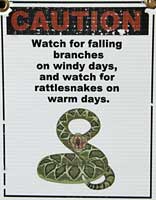 Rattlesnake Sign