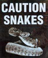 Rattlesnake Sign