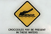 crocodile sign