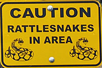 Rattlesnake Sign