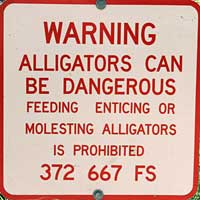 gator sign