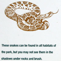 Rattlesnake Sign