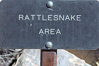 Rattlesnake Sign