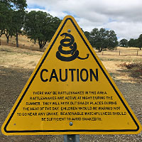 Rattlesnake Sign