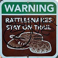 Rattlesnake Sign