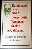 Rattlesnake Sign