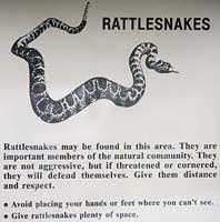 Rattlesnake Sign