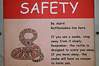 Rattlesnake Sign