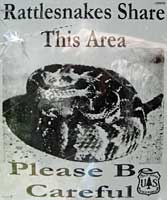 Rattlesnake Sign