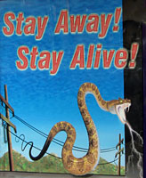 Rattlesnake sign