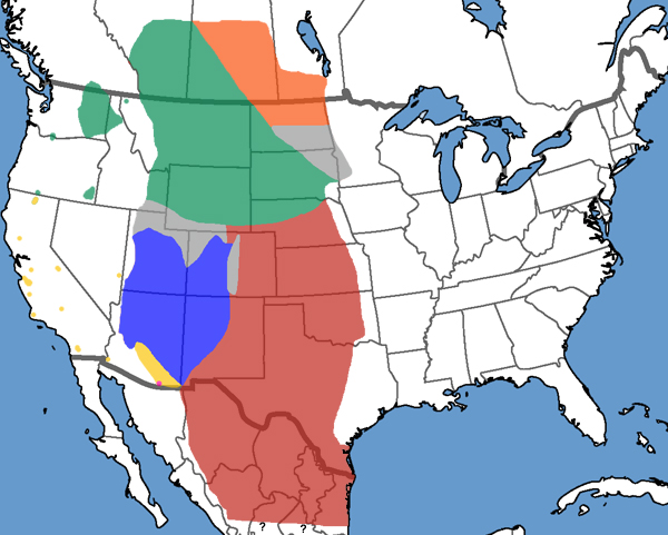 Full Species Range Map