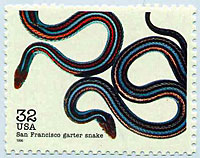 San Francisco Gartersnake stamp