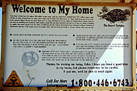 Desert Tortoise Sign